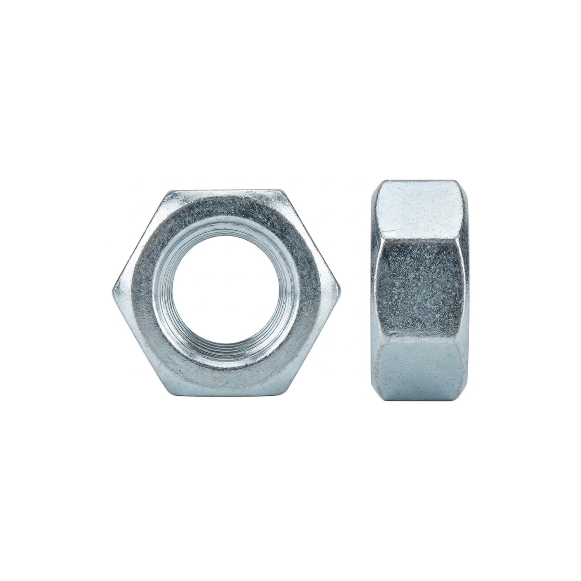 ISO 4032 A 2 Links Sechskantmuttern, ISO-Typ 1, mit metrischem Linksgewinde - Abmessung: M 20 VE=S (10 Stück) ; Industrial Quality Supplies (040329240200000)
