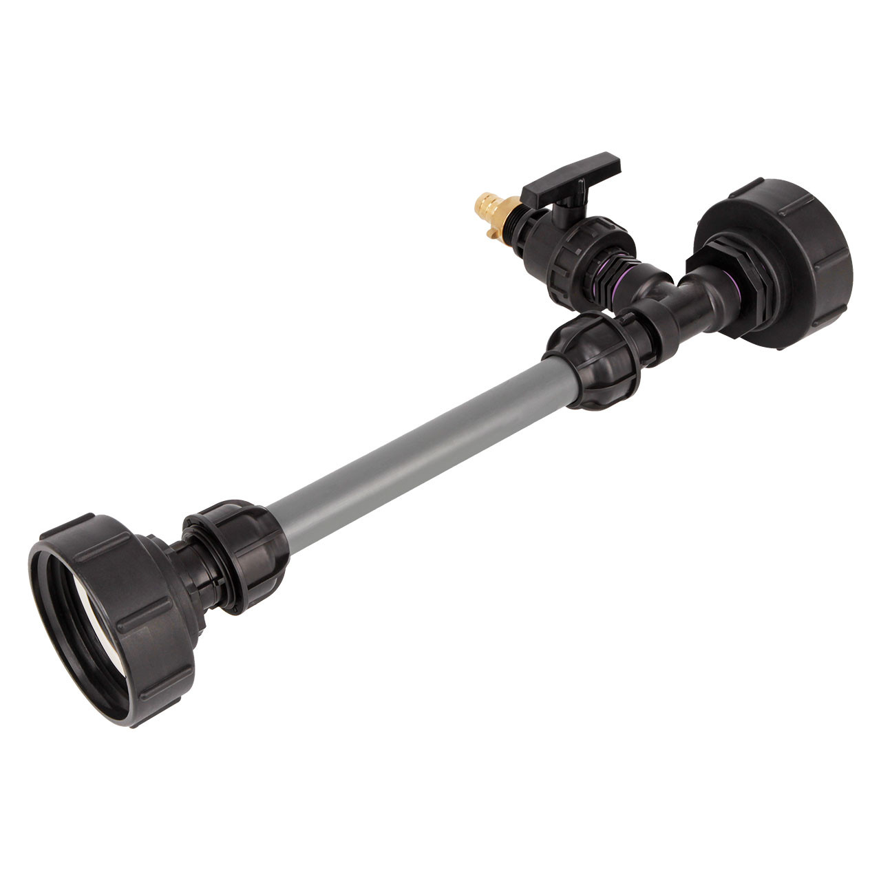 REKUBIK IBC Adapter S100x8 - 2 IBC gegenüber Tankverbindung Rohr 32mm
