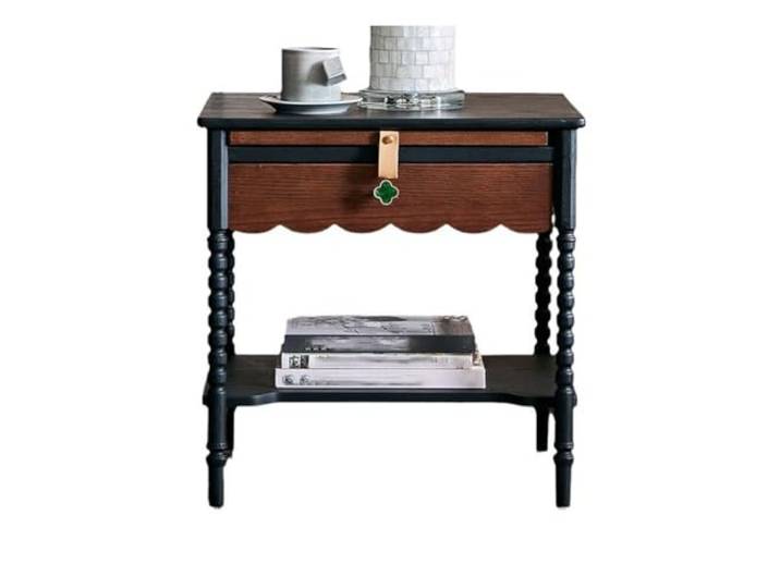 YCCHAH Bett mit Stauraum Nordic Retro Wohnzimmer Seite Tisch Sofa Ecke Schlafzimmer Nachttisch Lagerung Schrank Balkon Desktop