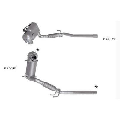 VEGAZ Ruß-/Partikelfilter, Abgasanlage VK-361 für VW