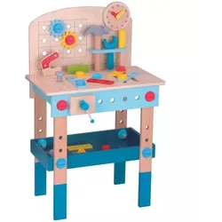 Tooky Toy: Werkbank-Spielset mit Werkzeugen