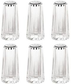 YBM Home Salt and Pepper Shakers Acrylic with Stainless Steel Lid, 1231