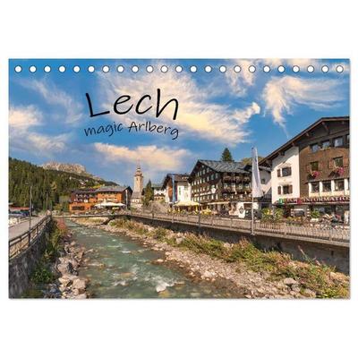 Lech - magic Arlberg (Tischkalender 2027 DIN A5 quer), CALVENDO Monatskalender