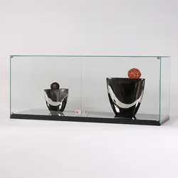 Kleine Glasvitrine mit Schloss 2 türig Dialog DLG-45A