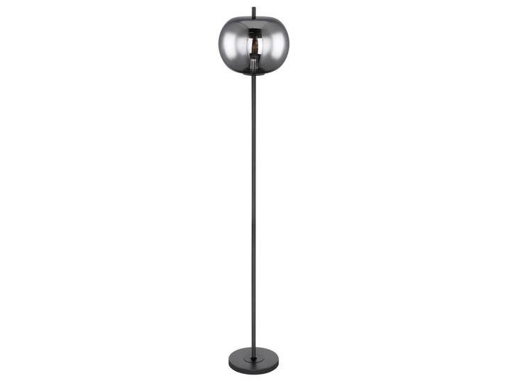 Stehlampe Schwarz/Grau mit Rauchglas modern