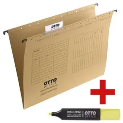 OTTO Office Hängemappen inkl. Textmarker »Highliner« braun