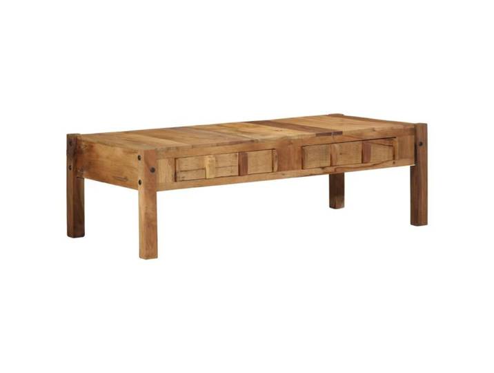 Petite table Rectangulaire Table basse - Solomon - 110x55x35 cm Bois massif récupéré JUILLET3918201