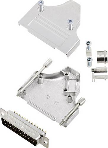 Encitech MHDM35-25-DBP-K 6355-0007-03 D-SUB Stiftleisten-Set 180° Polzahl: 25 Lötkelch 1 Set
