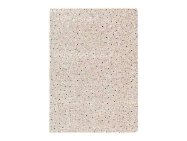 Tapis shaggy moderne crème/multicolore 160x230 cm