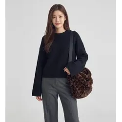Bellerose für Damen. BW262822 F2625 Braune Jelga-Tasche (OSFA), Lässig, Tierdruck, Polyester