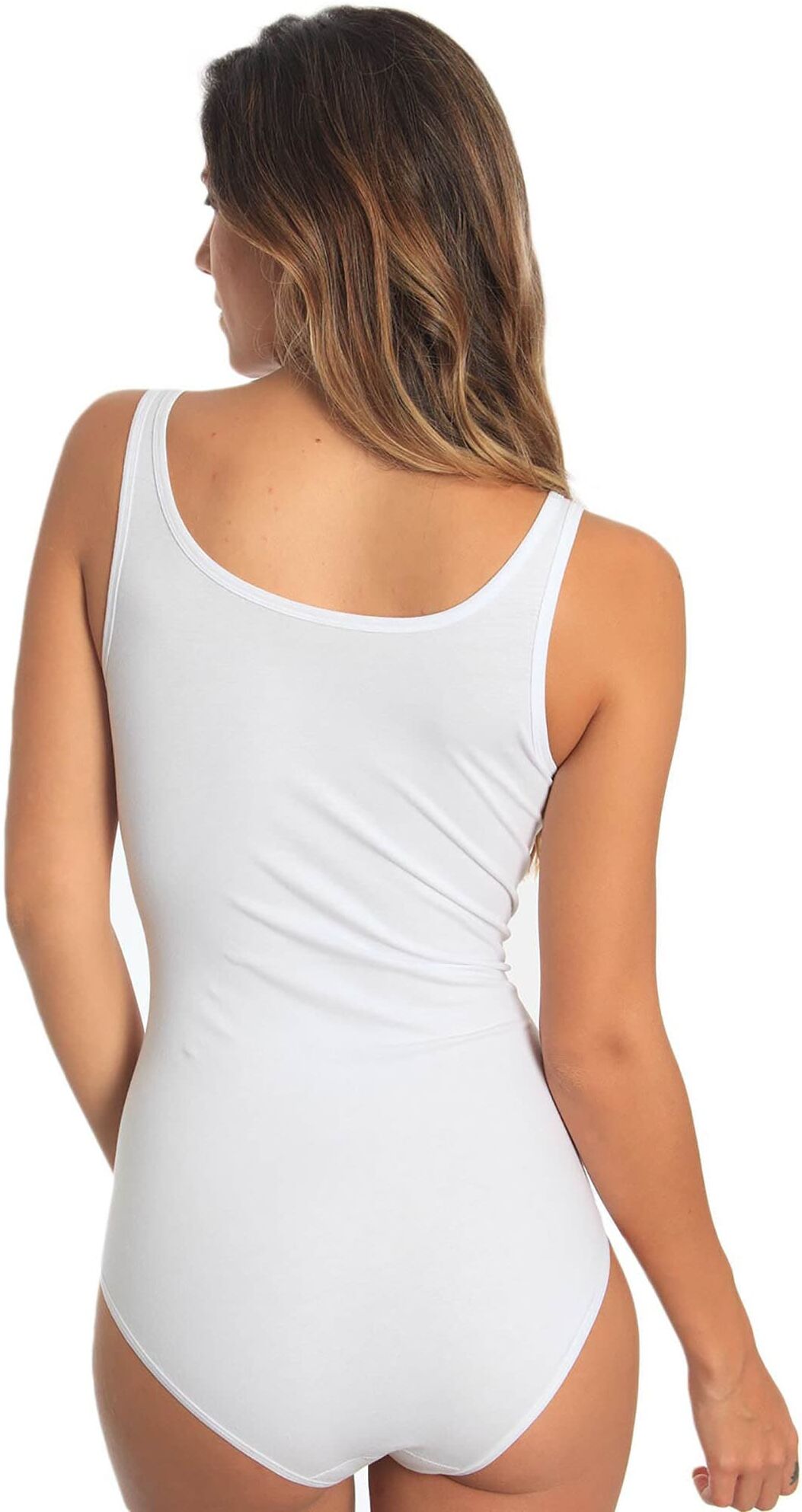 Unterhemd SASSA "Body CASUAL COMFORT", Damen, Gr. 42, N-Gr, weiß, Obermaterial: 95% Baumwolle CO. 5% Elasthan EL., Unterhemden Unterhemd