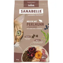 Sanabelle Indoor mit Perlhuhn 4x2 kg