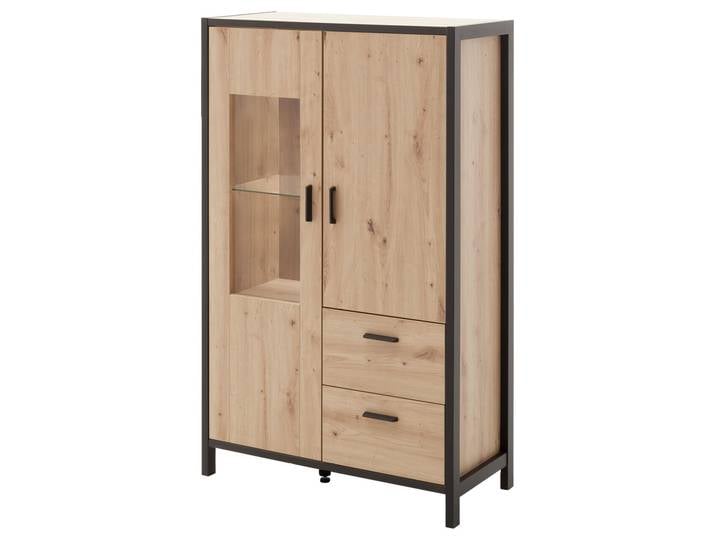 Z2 Highboard ALGARVE, eiche, Holznachbildung