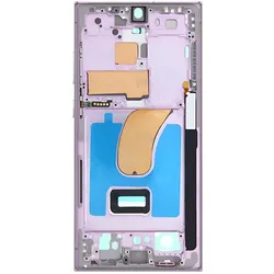 Clappio Mittelgehäuse Galaxy S23 Ultra (Abdeckung), Mobilgerät Ersatzteile, Violett