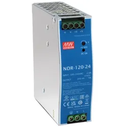 LevelOne 24V DC Industrie-Netzteil, 120W, DIN-Schiene,-20 ~ +70 °C