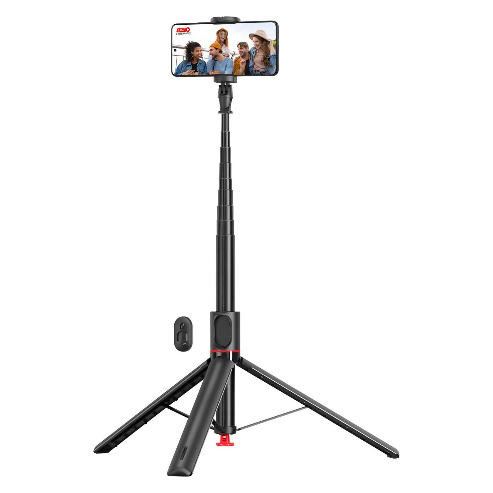 Forcell Stylus F-GRIP F170XL automatic selfie stick with remote controler tripod black (F170XL)