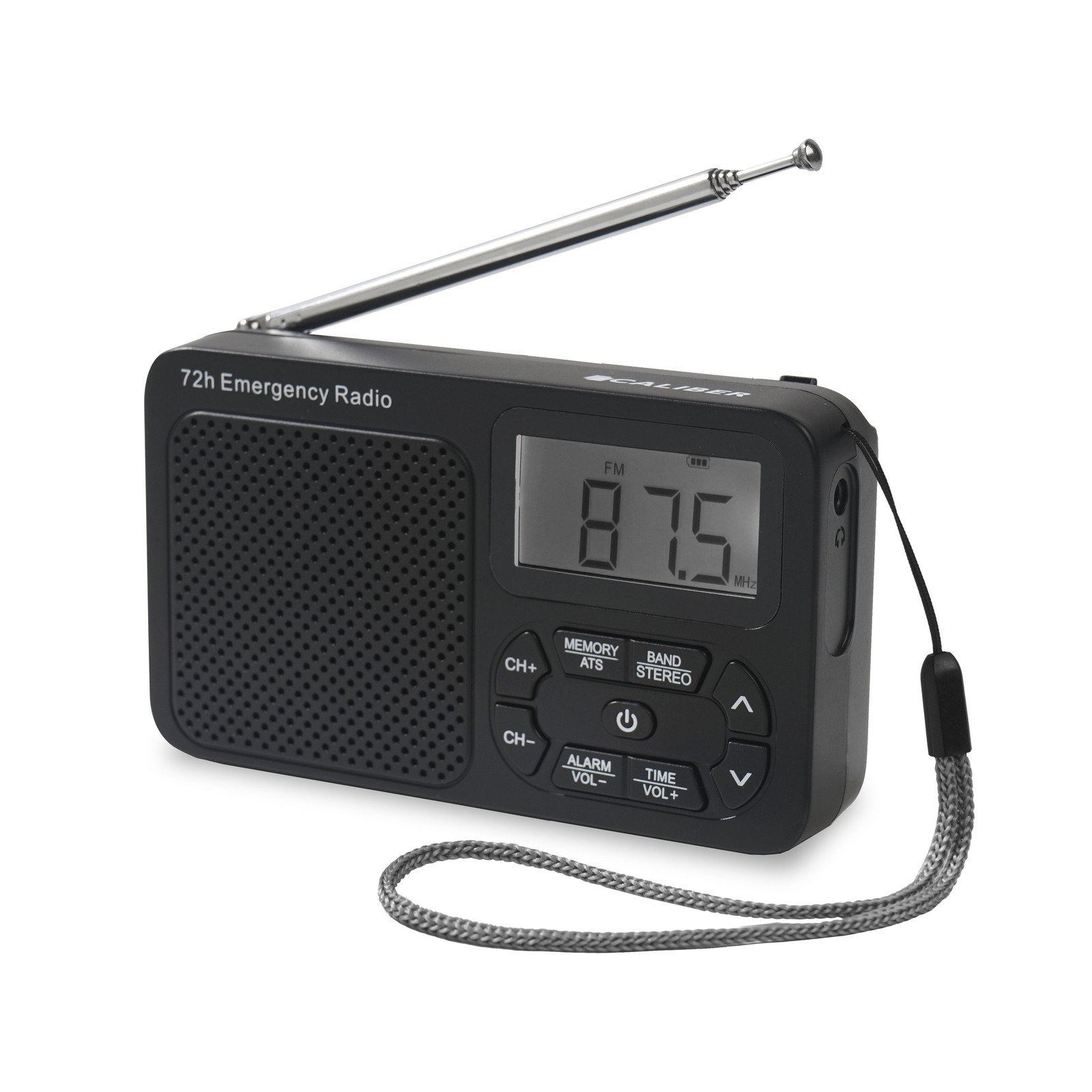 Caliber HPG320B Draagbare radio AM/FM Zwart
