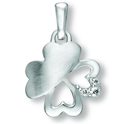Kettenanhänger ONE ELEMENT "Zirkonia Kleeblatt Anhänger aus 925 Silber", silber, Schmuckanhänger, Damen, Silber 925 (Sterlingsilber), Kettenanhänger, Bedeutungsvoll & zeitlos – ein Begleiter mit Persönlichkeit