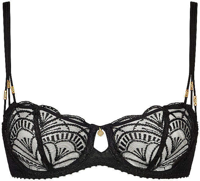 AUBADE BH mit Bügel VIBES black schwarz   80C 80C