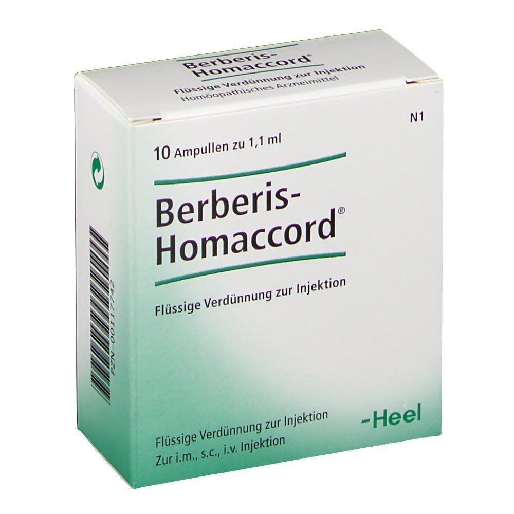 Berberis Homaccord Ampullen 10 St