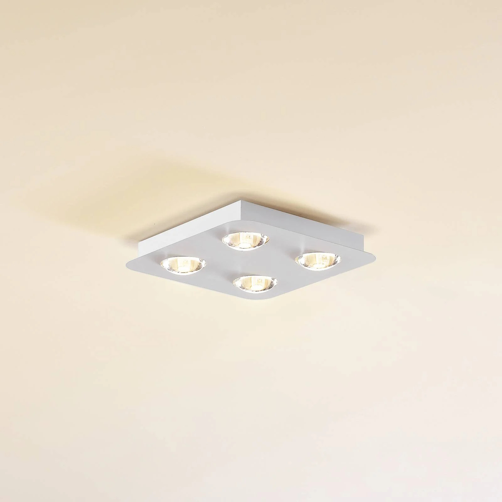 Lindby Jyla Plafondlamp - Wit - Modern - Dimbaar