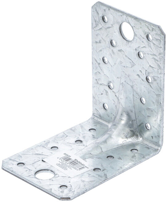 Connecteur d’angle avec bourrelet (renforcement) 90 x 90 x 65 x 2,5 mm BGS Do it yourself (80939)