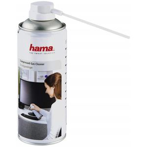 Hama Druckluftspray All Position Druckgasreiniger, brennbar, 00113809, mit Sprührohr, 125ml