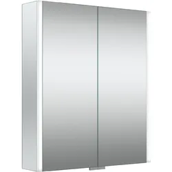 Spiegelschrank WELLTIME "Ahus", transparent (gespiegelt), B:60cm H:70cm T:13cm, Schränke, Spiegelschrank, mit Soft-Close-Funktion, inklusive Beleuchtung, Breite 60 cm, FSC