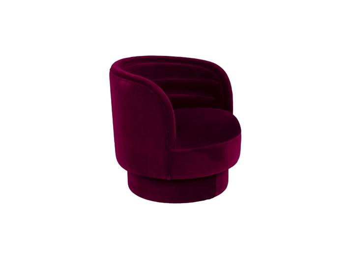 Fauteuil pivotant tissu Dorothy