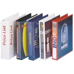 Esselte, Ordner, Panorama Ring Binders 4 x 20 mm Black (38 mm)