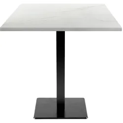 RestooTab - Tisch Milan 70x70cm Dekor Marmor paros