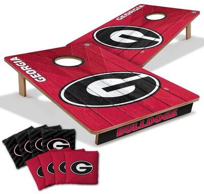 Skip's Garage Georgia Bulldogs NCAA Tailgate Cornhole Board Set