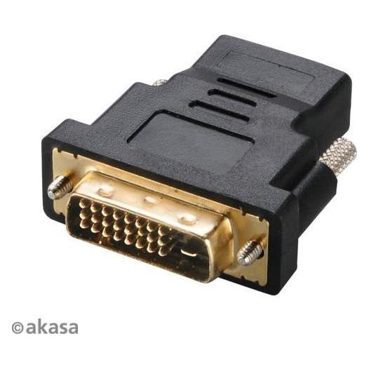 Akasa DVI-D - HDMI Black (HDMI) (AK-CBHD03-BKV2)