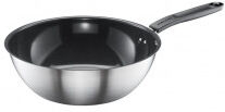 Fiskars Poele wok avec surface en céramique 28cm 1072313