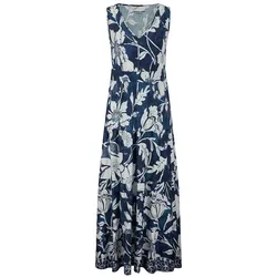 Ärmelloses Kleid Lone Green Cotton blau, 42