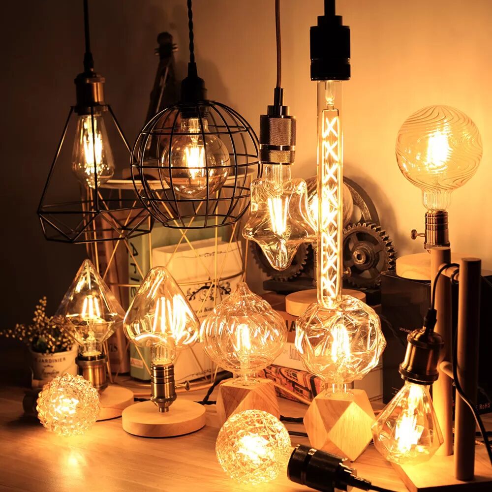 INF Ampoules LED vintage de forme spéciale E27 220 V 4 W