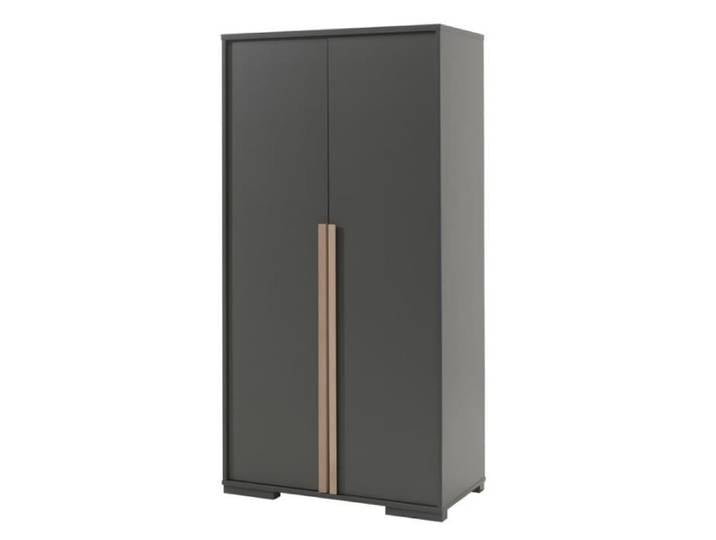 Armoire 2 Portes  London  195cm Gris Anthracite