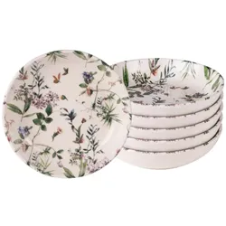 Suppenteller Champêtre 19 cm x6 - Dekor Rond Fayence Table Passion