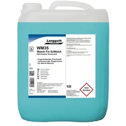 Weichspüler Langguth WM35 SoWeich 10 L angenehmer Duft, spült flauschig weich, für alle Gewebearten