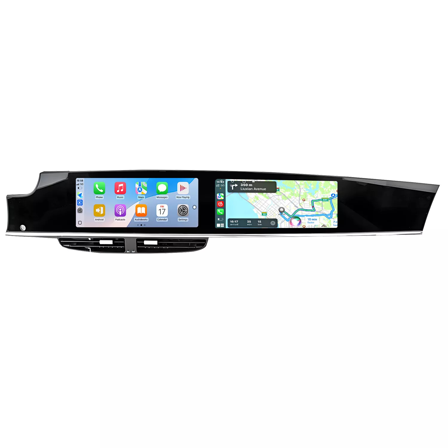 12.3 Zoll Android 15 Carplay Autoradio 8G+128GB Für Porsche Panamera 2010-2017 GPS Navi 4G BT USB Doppelmonitor 8-Kern