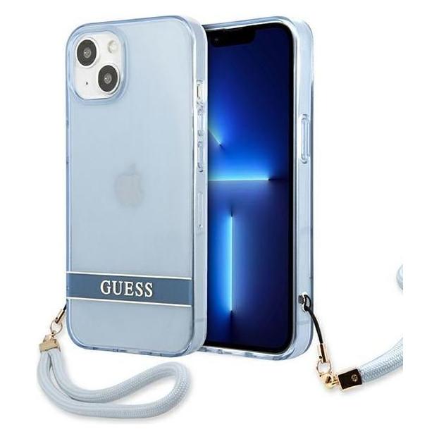 Guess GUHCP13SHTSGSB iPhone 13 mini 5,4" niebieski/blue hardcase Translucent Stap (Apple iPhone 13 mini) (GUE001994-0)