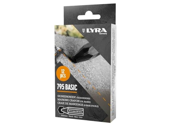 Lyra 795 Economy 4850 Lot de 12 marqueurs craie 11 x 110 mm
