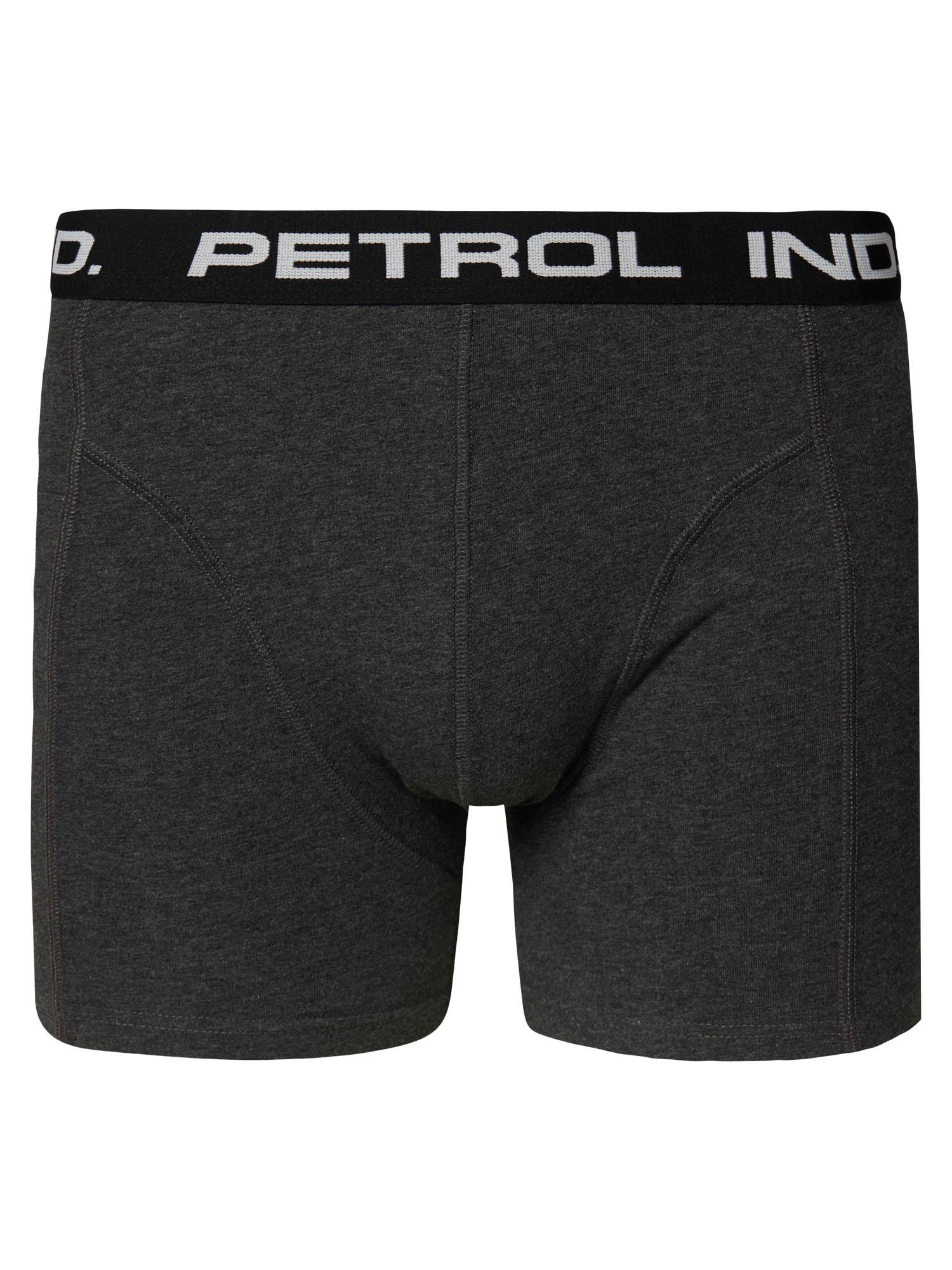 Petrol Industries - Heren Boxershorts Effen Petrol Logo - Zwart