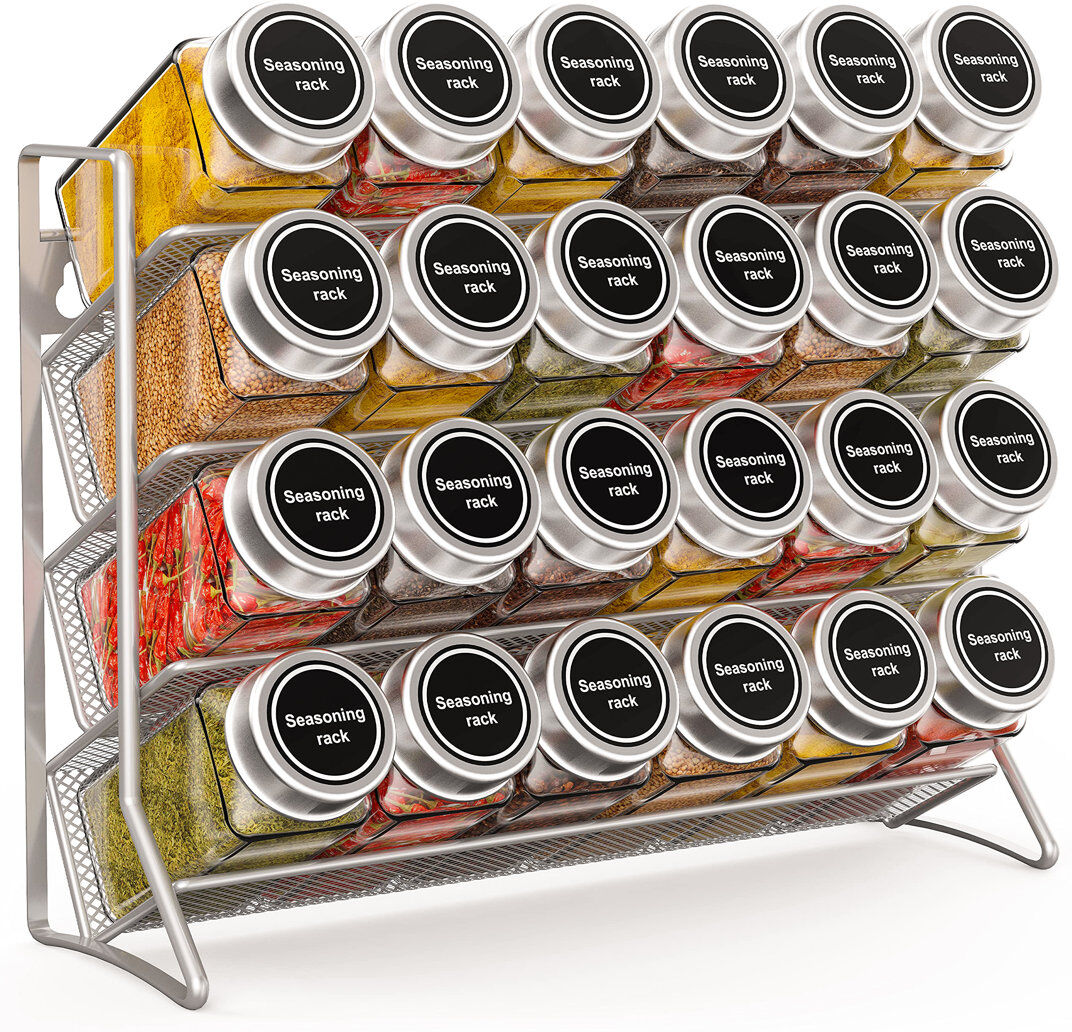 Belfry Kitchen Spice Rack Silver