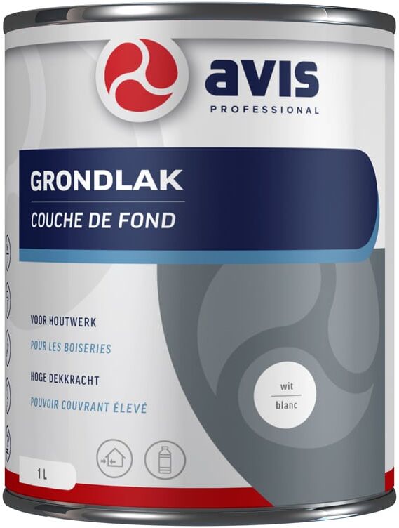Avis Grondlak - Wit   8712576108807   Verf