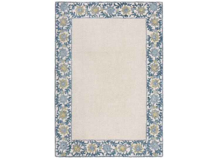 Teppich Xirli natur Blumenmuster Mischgewebe 120 x 170 cm