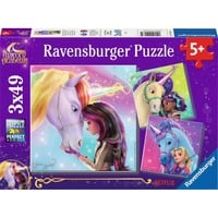 Kinderpuzzle Unicorn Academy - Magie und Freundschaft 3x 49 Teile