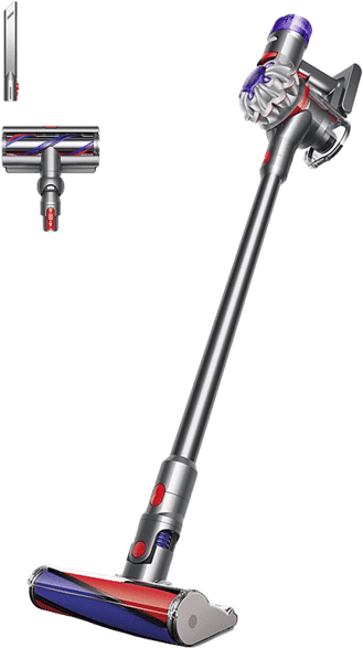 Aspirador escoba - Dyson V8™ Absolute, Potencia succión 115 AW, Autonomía 40 min, Ligera, Accesorios, Hogares con mascota, Níquel