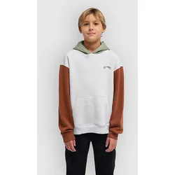 Billabong Arch Block Kids Hoodie light grey heather Gr. T16