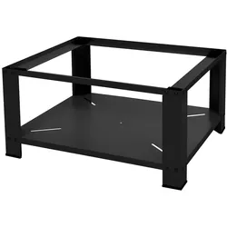 ML-Design Waschmaschinen-Untergestell Schwarz 63x54 cm | Ablage, 150 kg, Stahl, Podest Trockner Unterbau